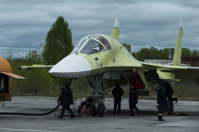 Как собирают фронтовой бомбардировщик СУ-34