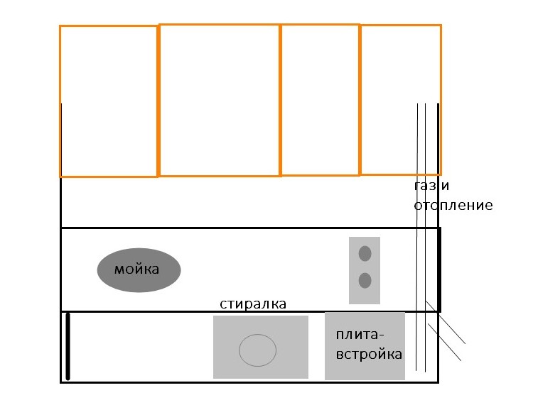 Замена газовой плиты на раздельную духовку и варочную столешницу, духовку, вентиля, который, варку, вопрос, место, после, кухни, стены, момент, плиту, расположение, примерно, просто, отходит, установке, предпочтенийНеожиданный, вариант, всплыл