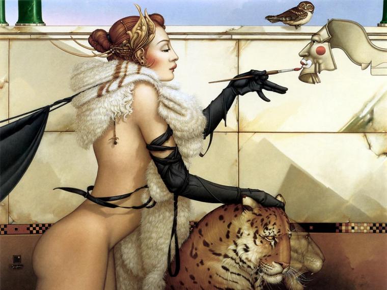 Магические картины Michael Parkes живопись