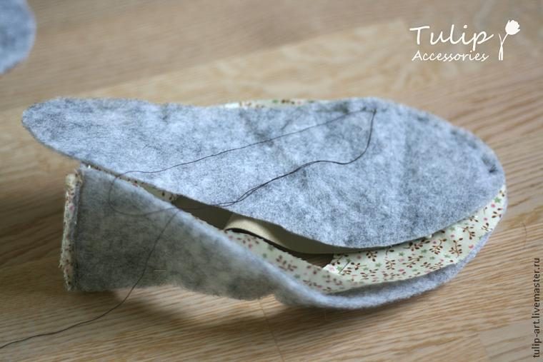 Тапочки-балетки своими руками Тапочки-балетки своими руками одежда,своими руками,тапочки своими руками