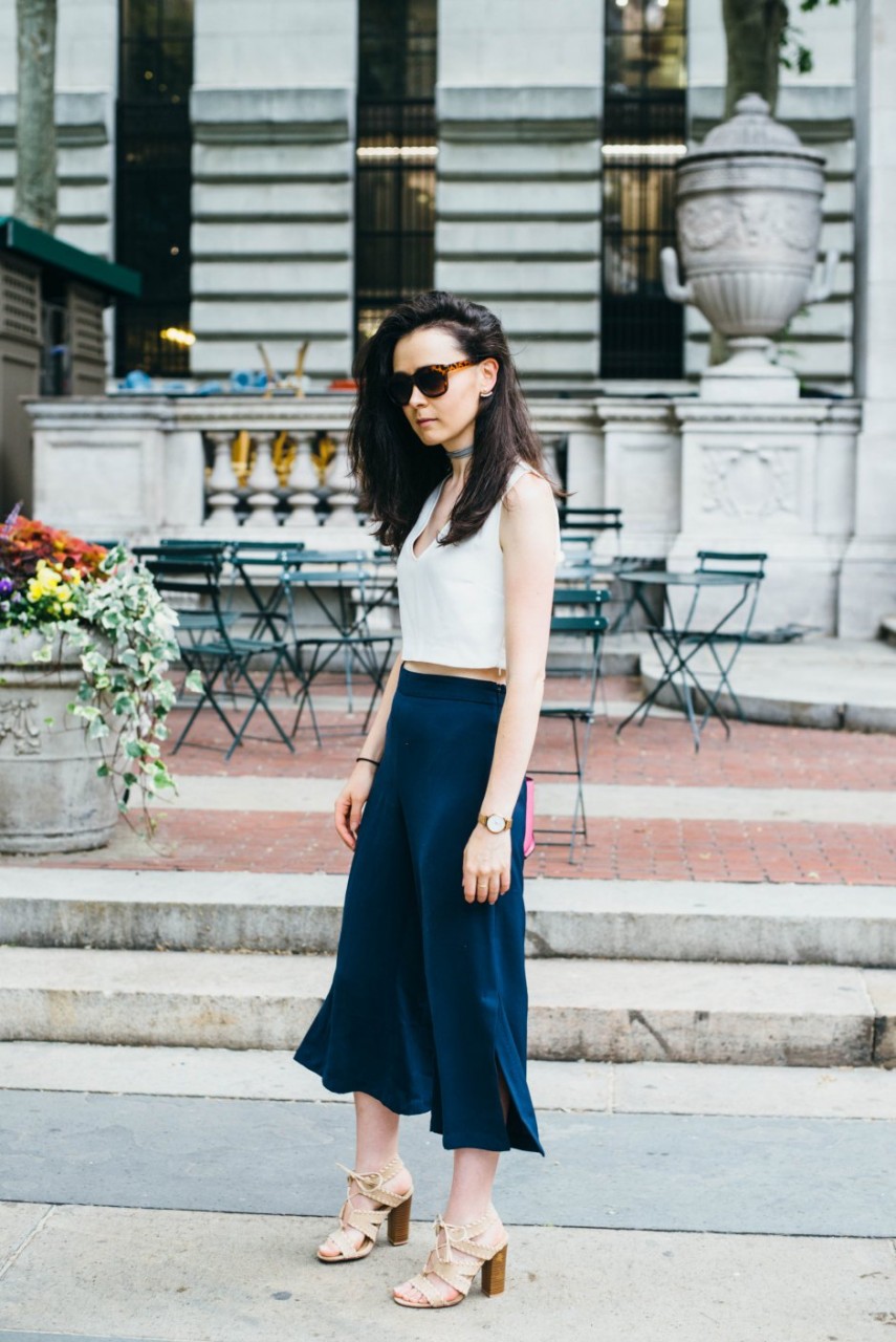 how to wear culottes in summer 6