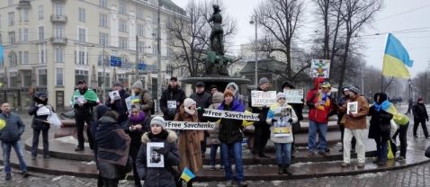 В Хельсинки прошла демонстрация в защиту Надежды Савченко
