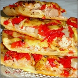 Пирог с курицей, грибами и сыром