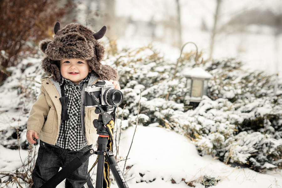 35 очаровательных юных фотографов