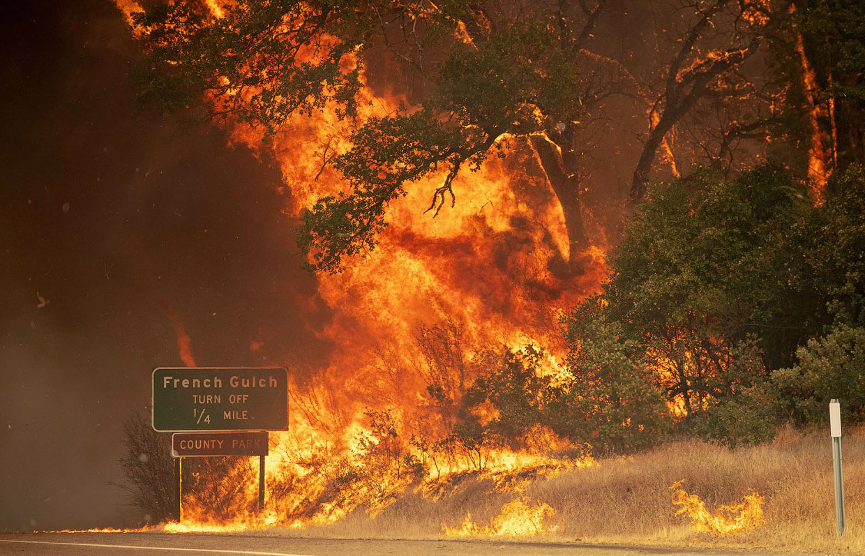 Калифорния снова в огне