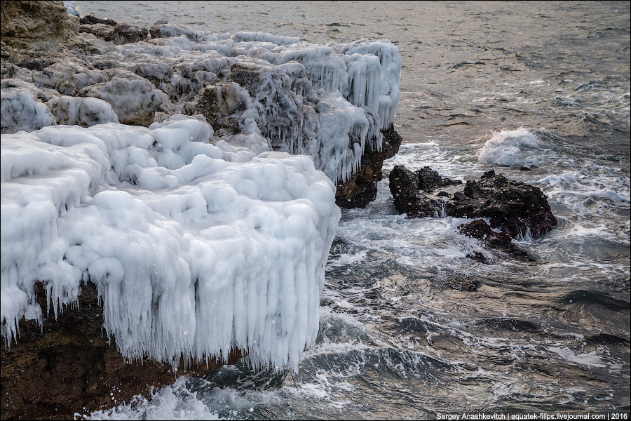 Замерзающее Черное море / Frozen Black Sea