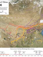 Великая Китайская стена. Карта