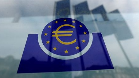FILE PHOTO: The European Central Bank (ECB) logo in Frankfurt, Germany, January 23, 2020. REUTERS/Ralph Orlowski//File Photo