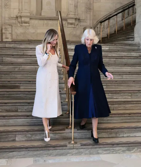 Сара Джессика Паркер, король Карл III, королева Камилла, Анна Винтур и Нина Добрев встретились на приёме в Нью-Йорке Images, Камилла, королева, Джессика, Марта, Добрев, PoolGetty, Меган, Лайонел, супруги, король, посетили, библиотеке, Шарлотта, Винтур, Тилбери, Стюарт, короля, старший, временем