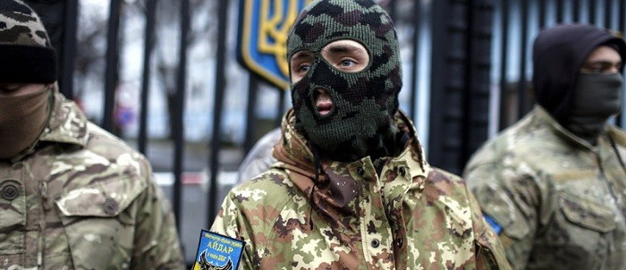 Украинские газовики устроили разборку с участием боевиков АТО и майданщиков