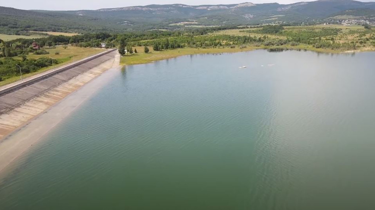 Чернореченское водохранилище крым фото