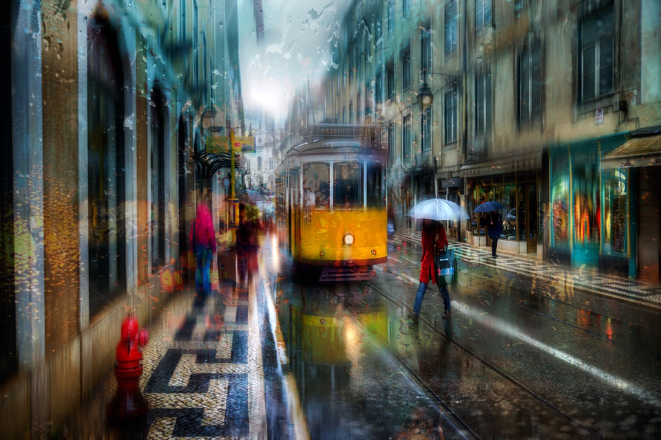 Картинные фотографии Эдуарда Гордеева: Дождливые городские пейзажи дождь, красиво, фото