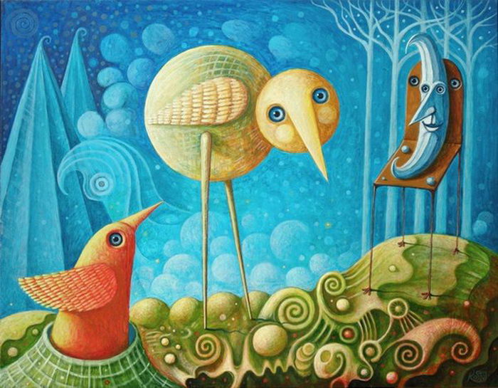 Необычные творения польского художника с огромной фантазией Необычные творения польского художника с огромной фантазией