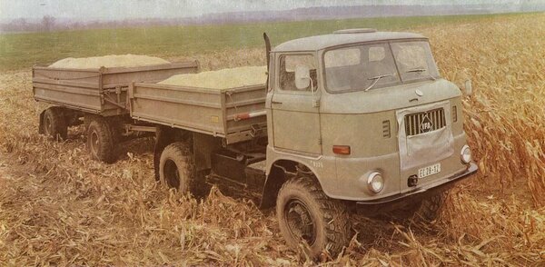 Популярный в СССР грузовичок из ГДР IFA W50 