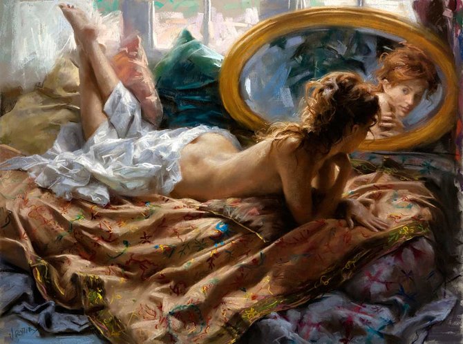 Нежные и романтичные красавицы Vicente Romero Redondo