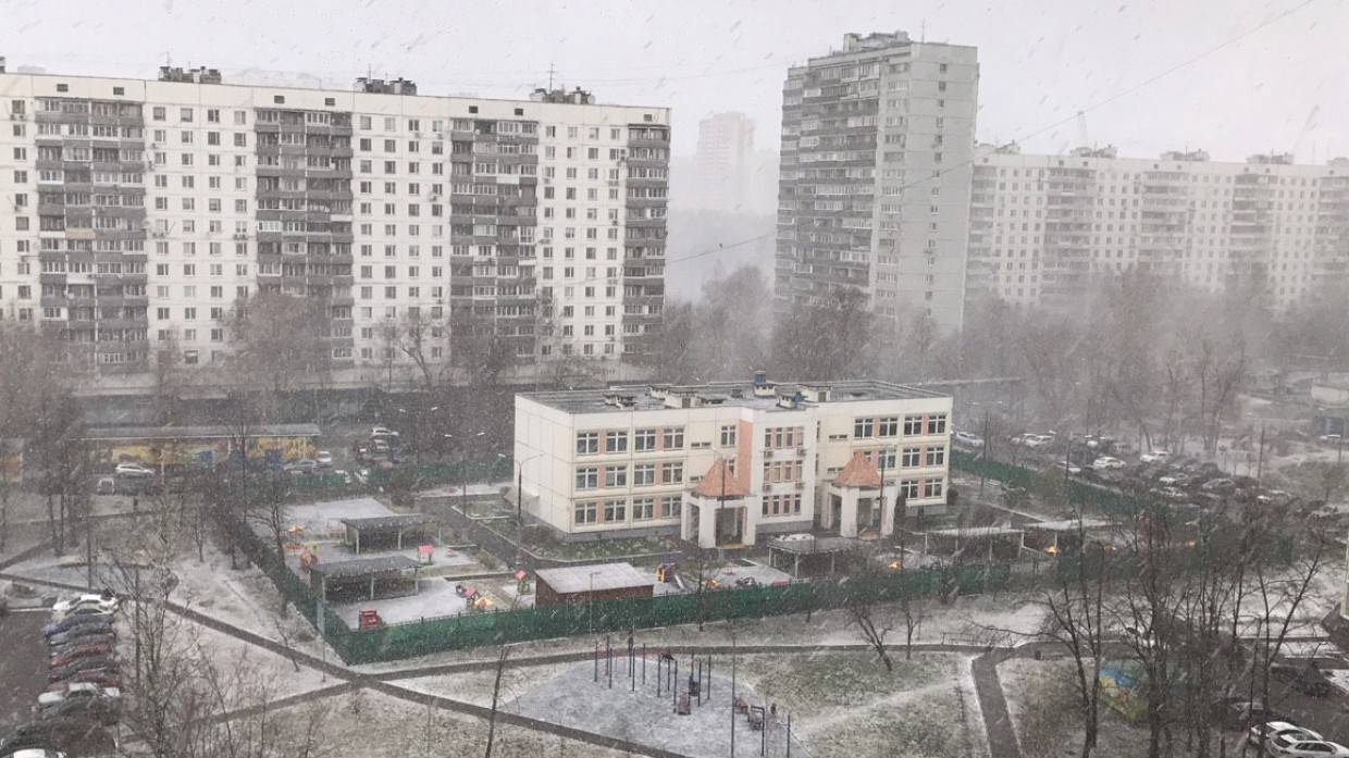 Мощный снегопад ожидается в Москве в ближайшие двое суток