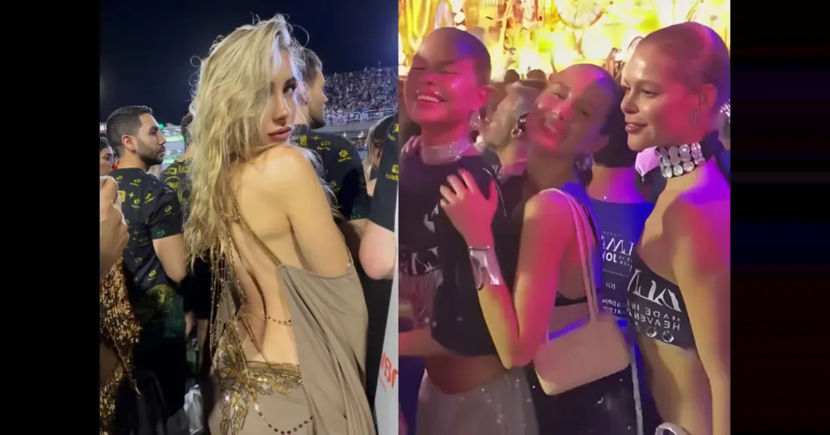 Девушка Дурова  и Аврора Киба повеселились на карнавале в Рио-де-Жанейро