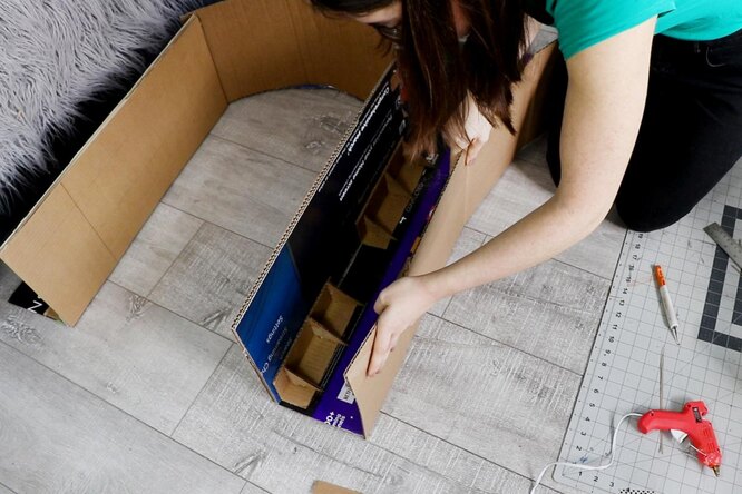 Согреться без огня: как сделать домашний камин из картонных коробок декор,мастер-класс
