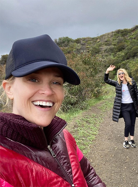 Больше никаких вечеринок: Риз Уизерспун отметила день рождения в походе Звезды,Новости о звездах