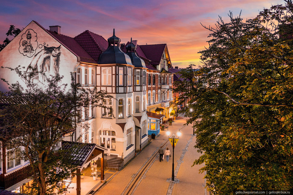 Зеленоградск — город-курорт на берегу Балтийского моря 