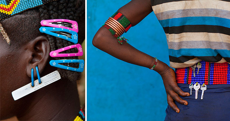 Эфиопский тренд - 
парик из бутылочных 
крышек