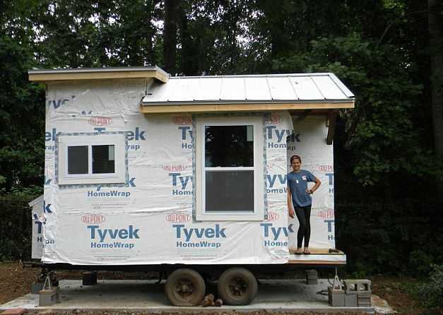 14-летняя девочка построила дом за 10 000 долларов дом, подросток, своими руками