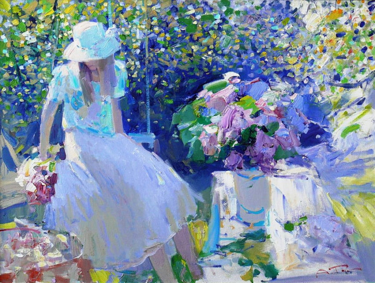 Художник Александр Горбиков. Она дитя причудливого сна Художник Александр Горбиков. Она дитя причудливого сна