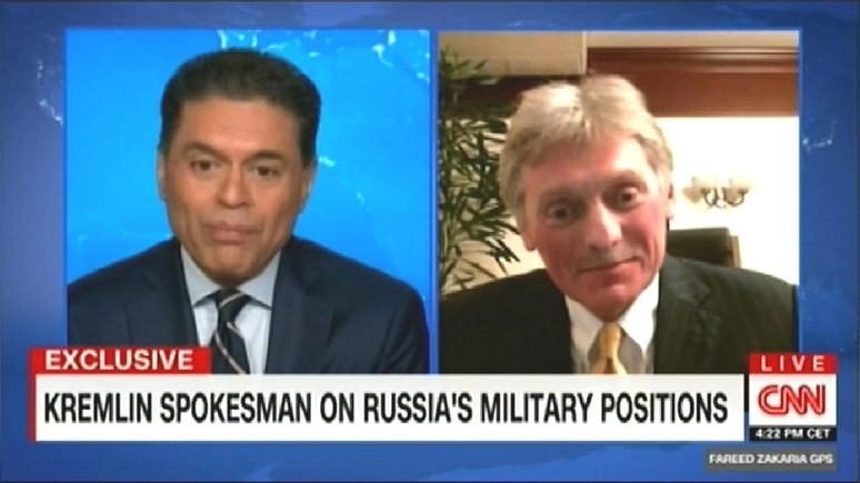 «Это территория нашей страны»: Песков объяснил CNN, почему Россия не станет убирать «Искандеры» из Калининграда