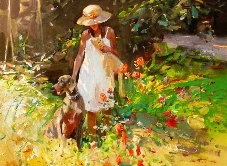 Художник Александр Горбиков. Она дитя причудливого сна Художник Александр Горбиков. Она дитя причудливого сна