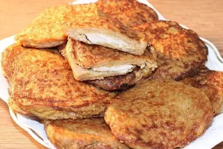 Филе индейки  в картофельной шубке: шаг 18