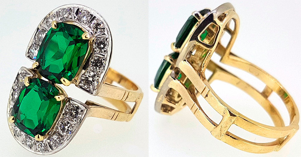 Кольцо с голубым камнем. Кол цо с несколькими камнями. Серебряное кольцо с двумя камнями. Топаз 0108. Кольцо с двумя камнями золотое.