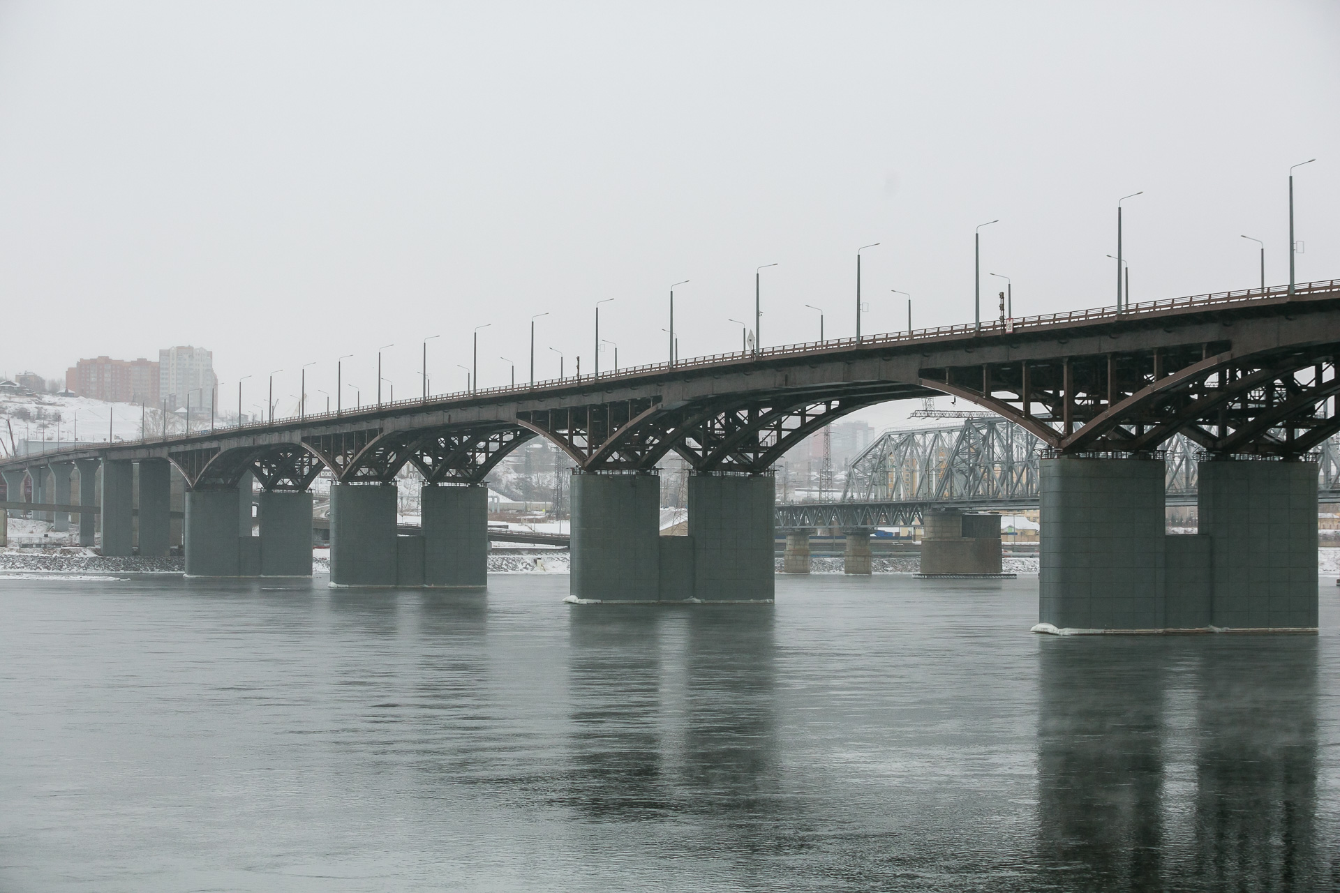 Николаевский мост Красноярск