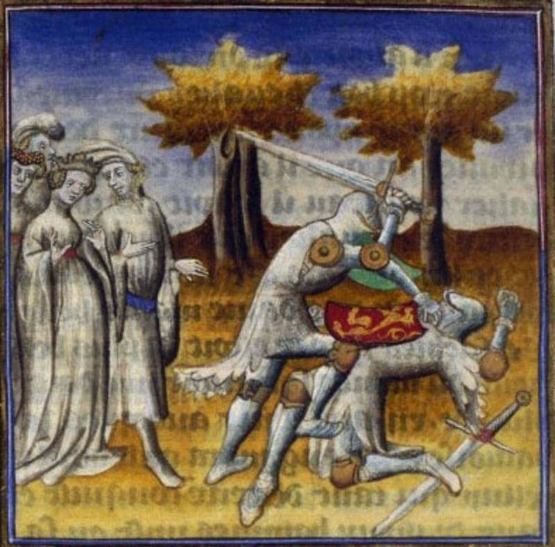 Мечи Э. Оукшотта на средневековых миниатюрах Мечи Э. Оукшотта на средневековых миниатюрах история,оружие