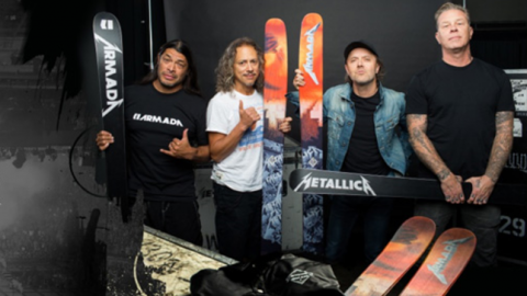 Лыжи имени Metallica