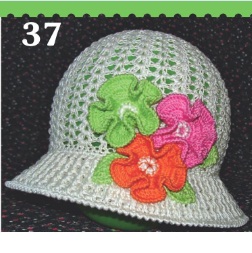 Шляпка для девочки крючком