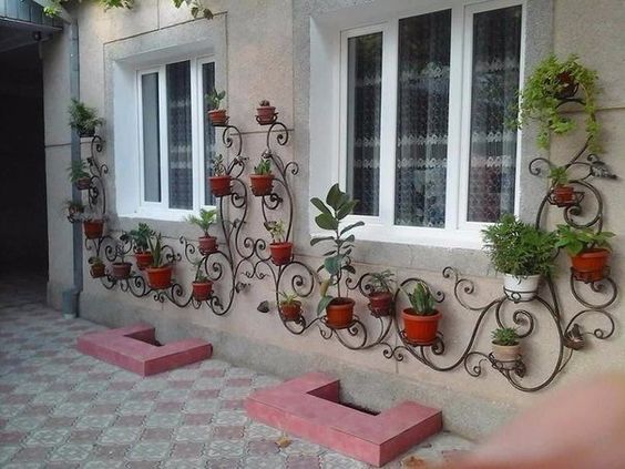 21 идея, как украсить пустую стену живыми цветами декор,для дома и дачи,идеи и вдохновение