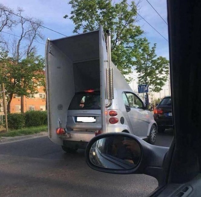 Лёгкая мимикрия под грузовик авто, автомобили, монстры на колёсах, нечто, странные тачки, что же это такое?, что ты такое