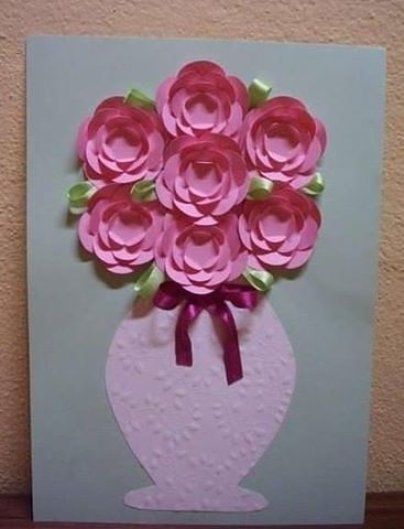 Скоро 8 марта. Пора делать с детками открытки для мам и бабушек! Скоро 8 марта. Пора делать с детками открытки для мам и бабушек! handmake