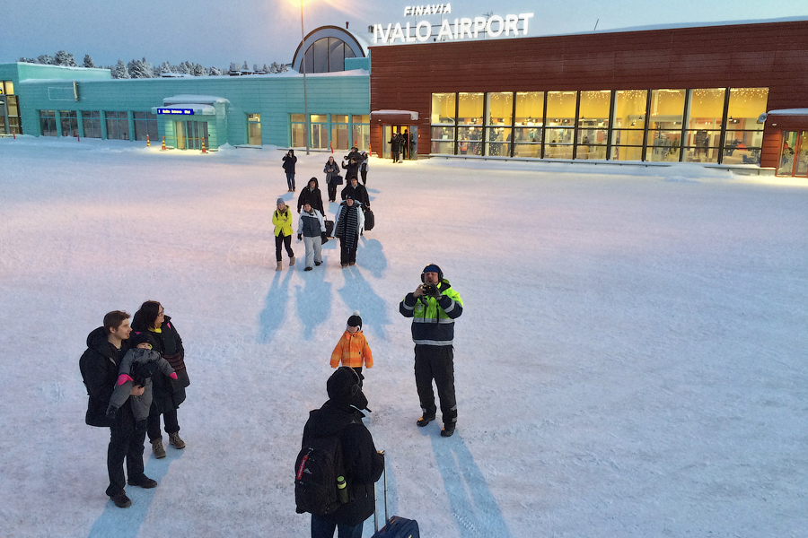Самые северные аэропорты Финляндии и России. Найди 10 отличий