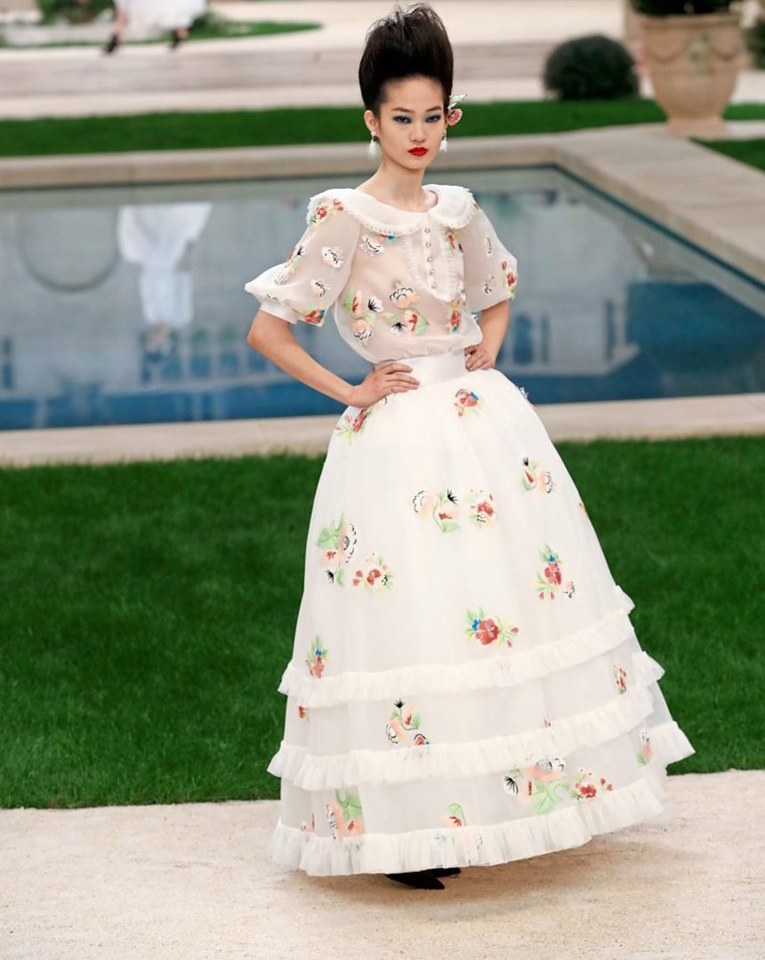 Показ Chanel Haute Couture весна 2019 в Париже - грандиозно и шикарно! chanel haute couture