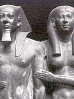 Фараон Менкор и его супруга, Хемерернебти II, 4-я Династия (2575-2467 гг. до н.э.)