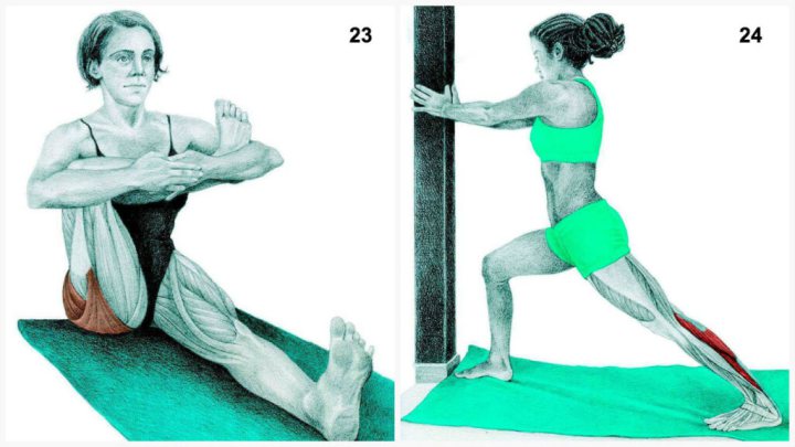 34 упражнения на растяжку 