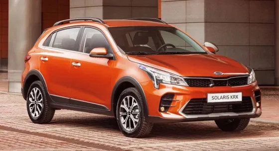 Solaris KRX (Kia Rio X-Line российской сборки) вошел в топ-3 самых популярных хетчбэков в России. Лучше него продается только Lada Granta