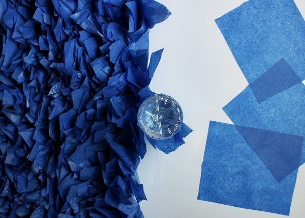 Панно из кусочков ткани