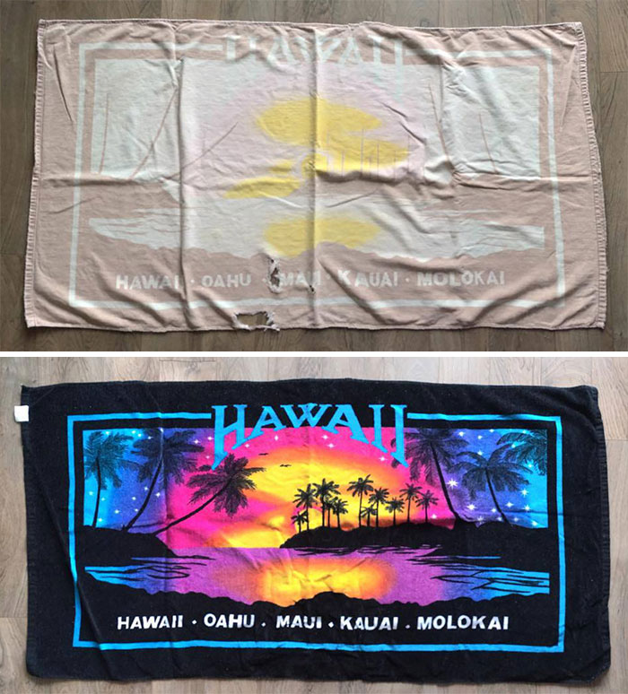 Same Towel Design, 16 Years Apart