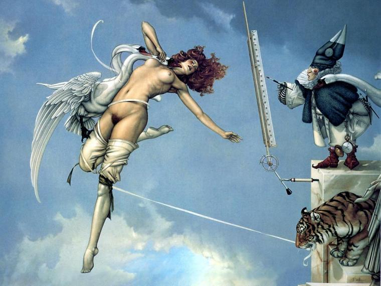 Магические картины Michael Parkes живопись