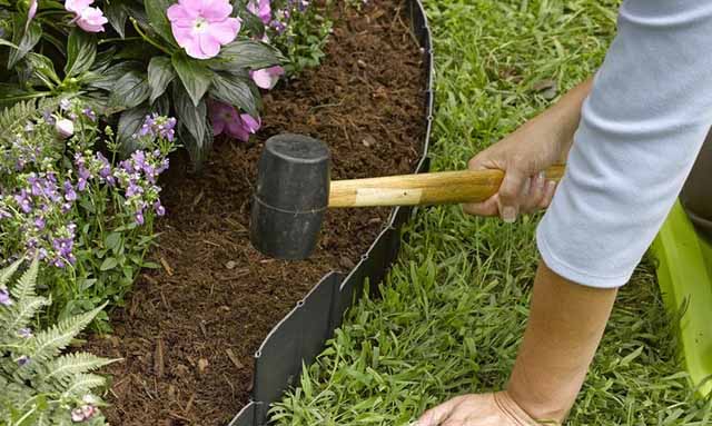 Как сделать красивые клумбы: используем садовый бордюр дача,ландшафтный дизайн,сад и огород