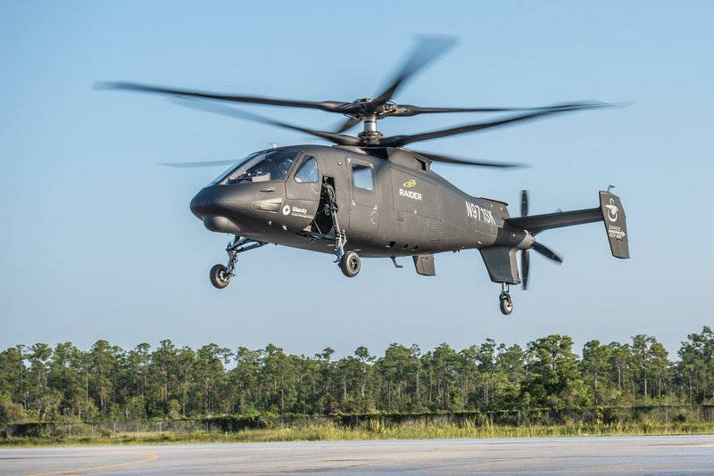 Американский вертолет S-97 Raider разогнали до 202 узлов и это не предел
