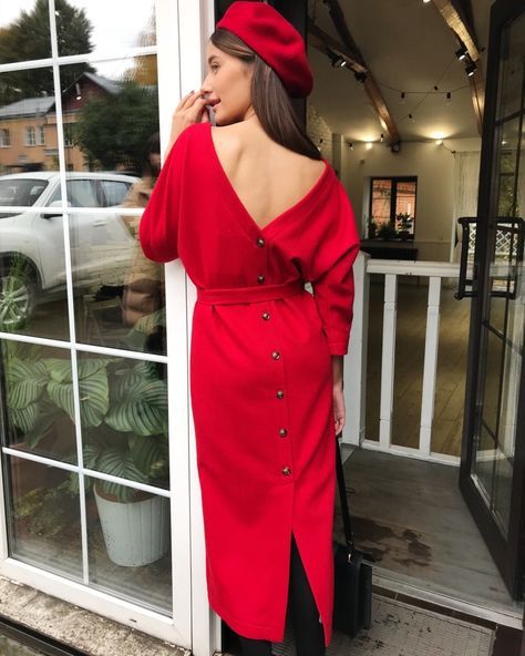 Волшебное красное платье, такое разное, такое совершенное: 20 потрясающих образов со вкусом одежда,разное