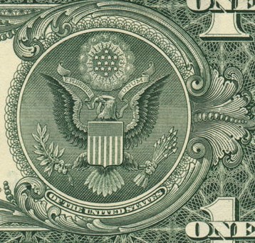 Что на самом деле изображено на долларе доллар, история, факты